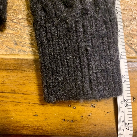 Allsaints Reed Chunky Knit Charcoal Gray Sweater S - Picture 11 of 14